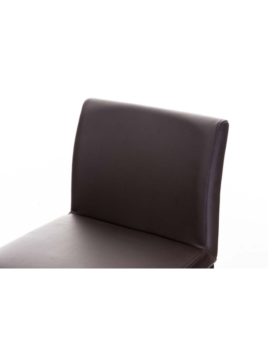 Taburete de bar Panama B piel sintética, marrón