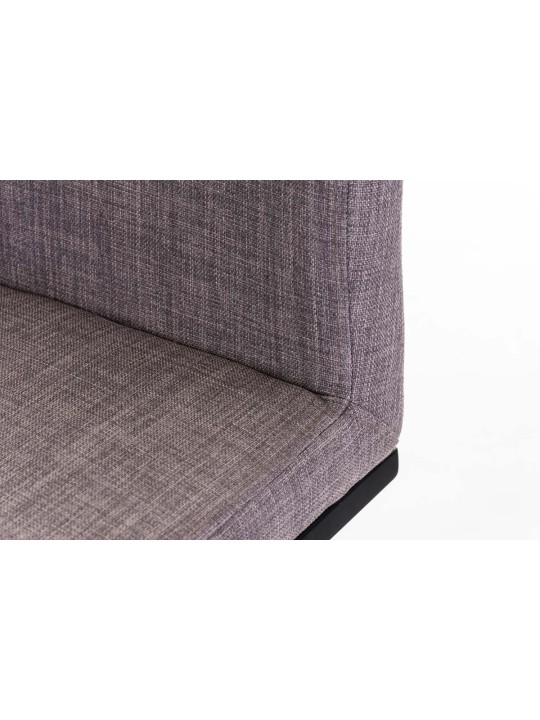 Taburete de bar Panamá B tela, gris