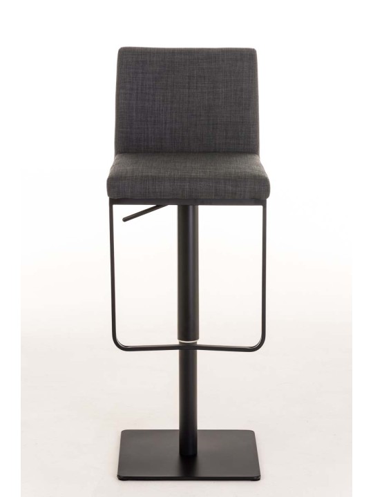 Taburete de bar Panamá B tela, gris oscuro
