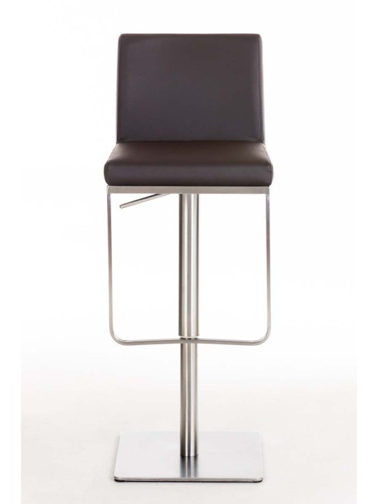 Taburete de bar Panama E piel sintética, marrón