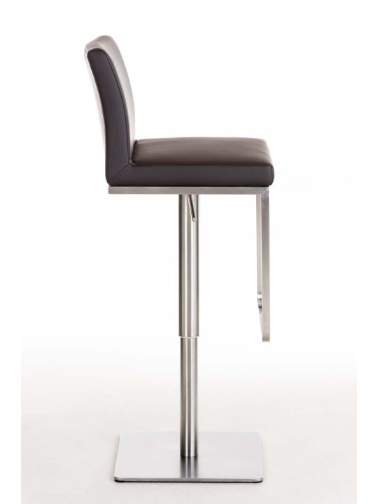 Taburete de bar Panama E piel sintética, marrón