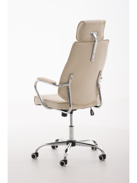 Silla de oficina Rako V2, crema