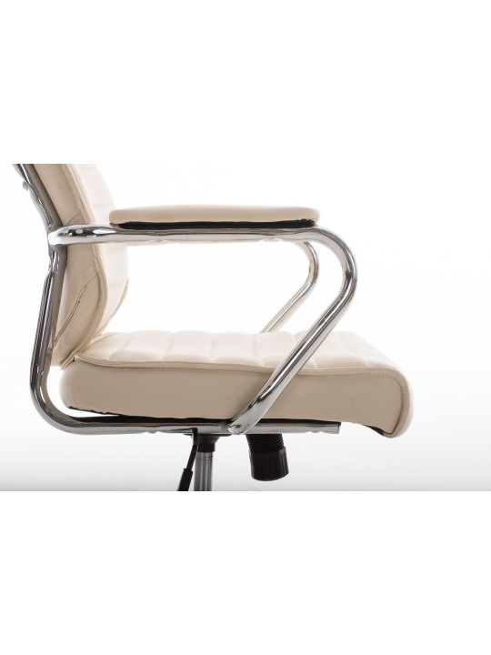 Silla de oficina Rako V2, crema