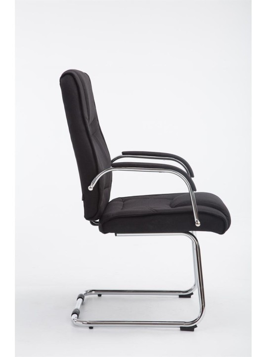 Silla de visita tela Attila, negro Silla de visita tela Attila, negro