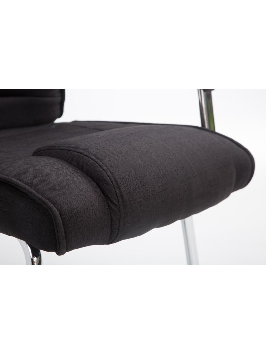 Silla de visita tela Attila, negro Silla de visita tela Attila, negro