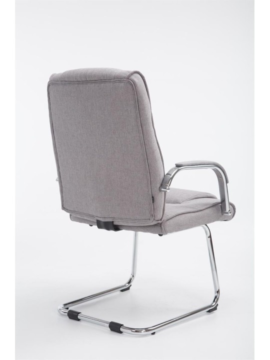 Silla de visita tela Attila, gris Silla de visita tela Attila, gris