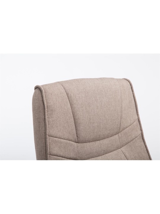 Silla de visita tela Attila, taupe Silla de visita tela Attila, taupe