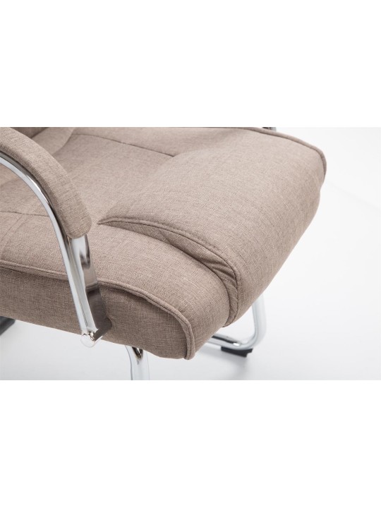 Silla de visita tela Attila, taupe Silla de visita tela Attila, taupe