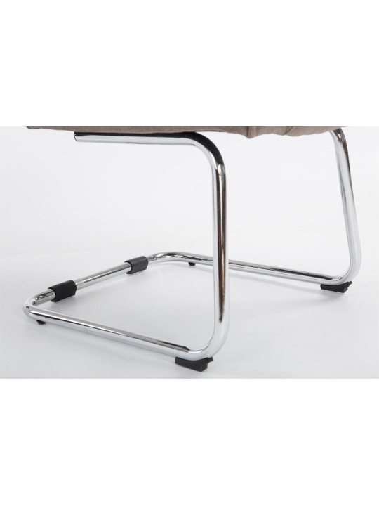 Silla de visita tela Attila, taupe Silla de visita tela Attila, taupe