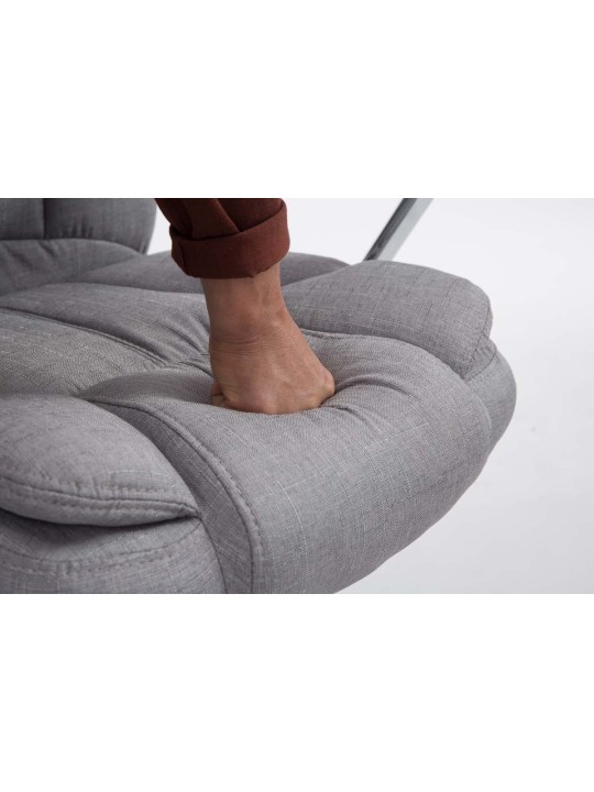 Silla de oficina BIG Xanthos tela V2, gris Silla de oficina BIG Xanthos tela V2, gris