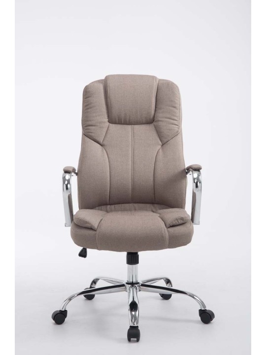 Silla de oficina BIG Xanthos tela V2, taupe