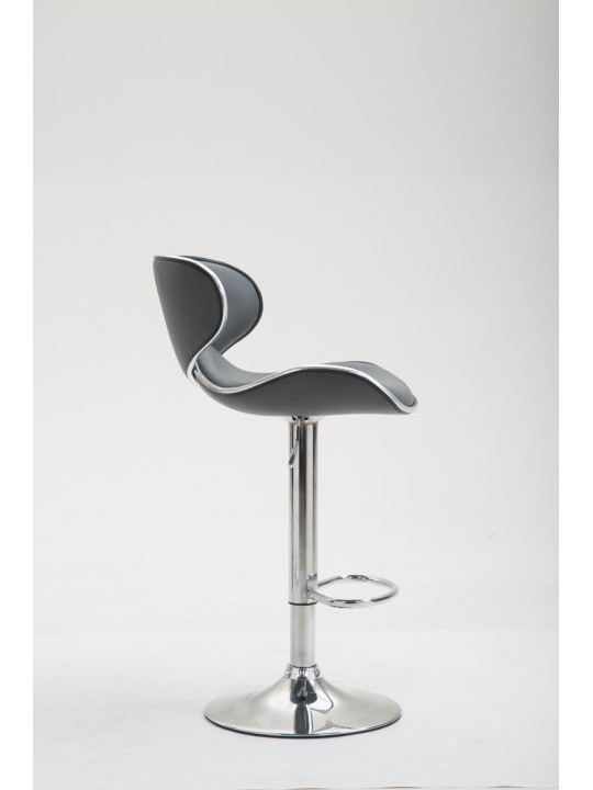 Taburete de bar Las Vegas V2 cromo, gris