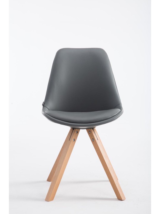 Silla de visita Laval Natura Square, gris Silla de visita Laval Natura Square, gris