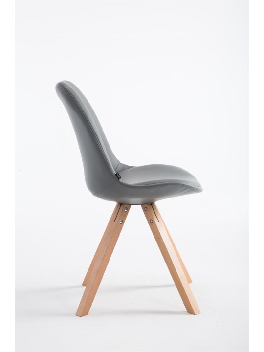 Silla de visita Laval Natura Square, gris Silla de visita Laval Natura Square, gris