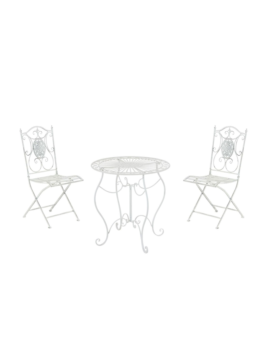 Grupo de asientos Aldeano, blanco antiguo