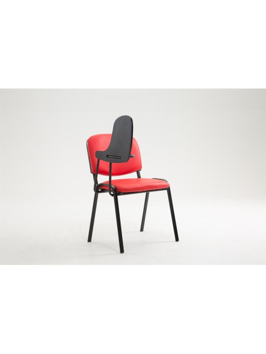Silla Ken con mesa plegable símil piel, rojo Silla Ken con mesa plegable símil piel, rojo