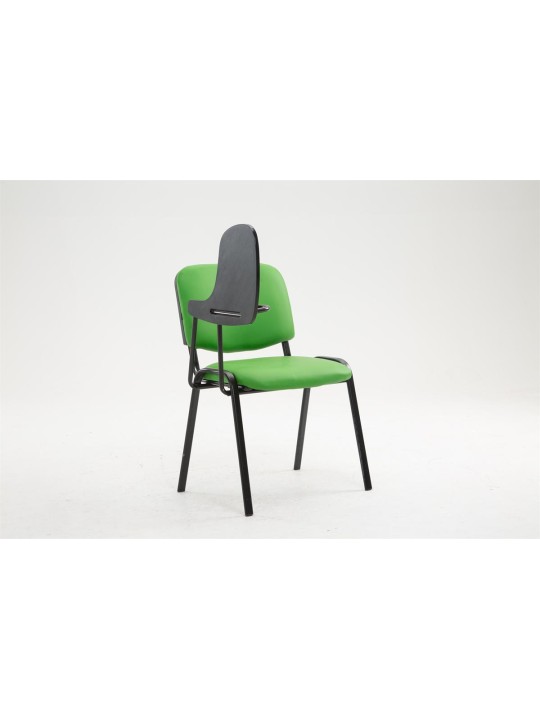 Silla Ken con mesa plegable símil piel, verde Silla Ken con mesa plegable símil piel, verde