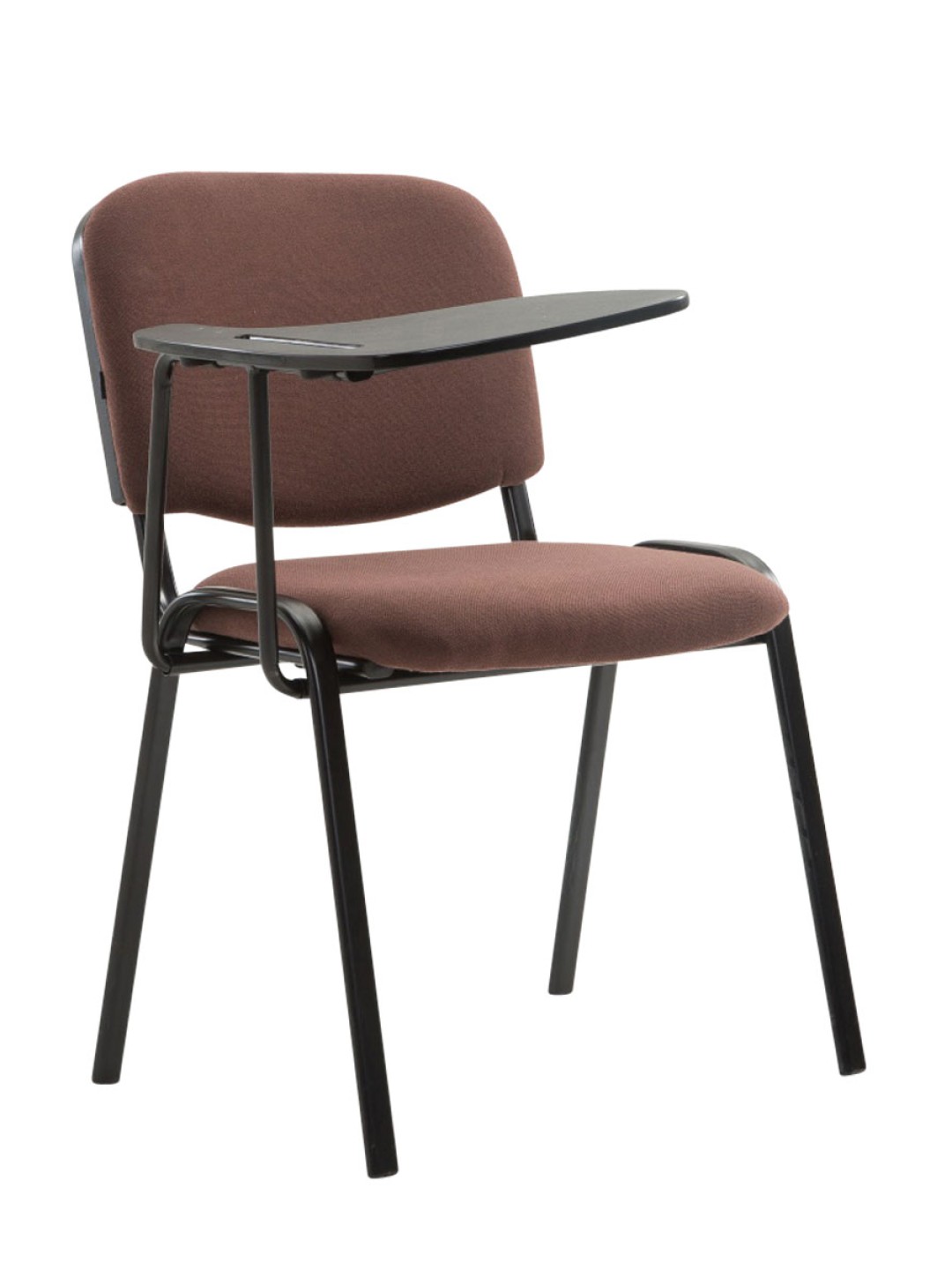 Silla Ken con mesa plegable de tela, marrón