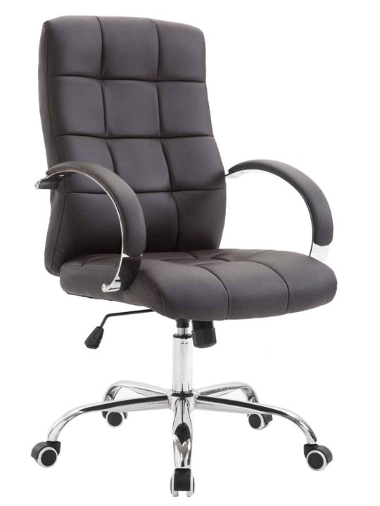 Silla de oficina Mikos, marrón