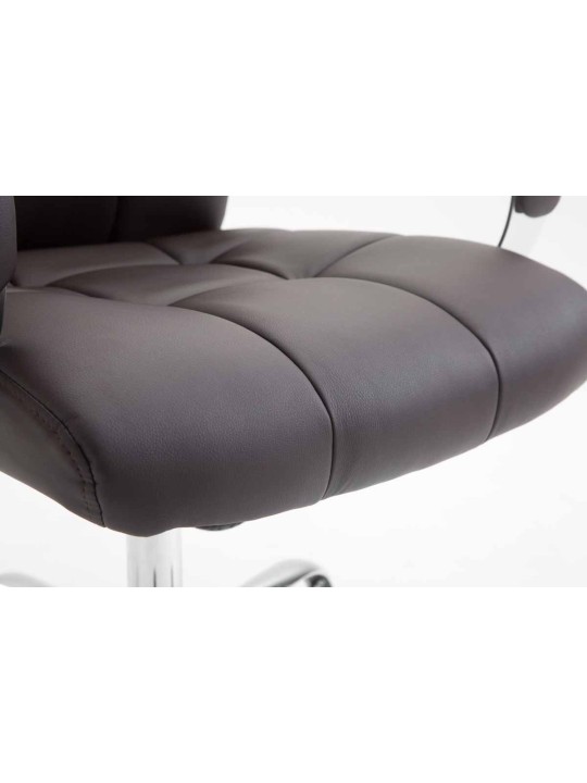 Silla de oficina Mikos, marrón