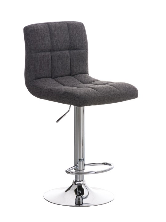 Taburete de bar Perú FABRIC C, gris claro