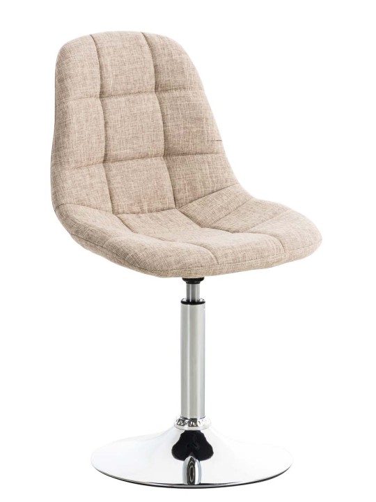 Silla Emil tela, crema