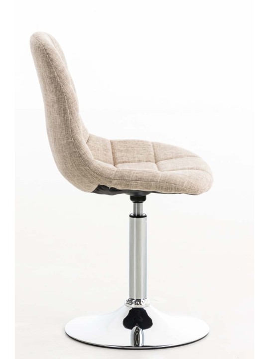 Silla Emil tela, crema