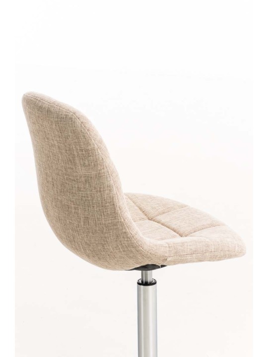 Silla Emil tela, crema