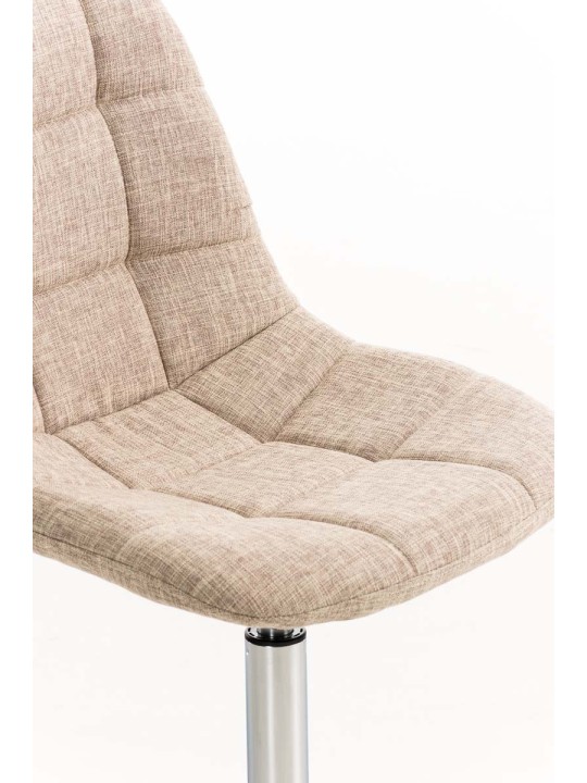 Silla Emil tela, crema