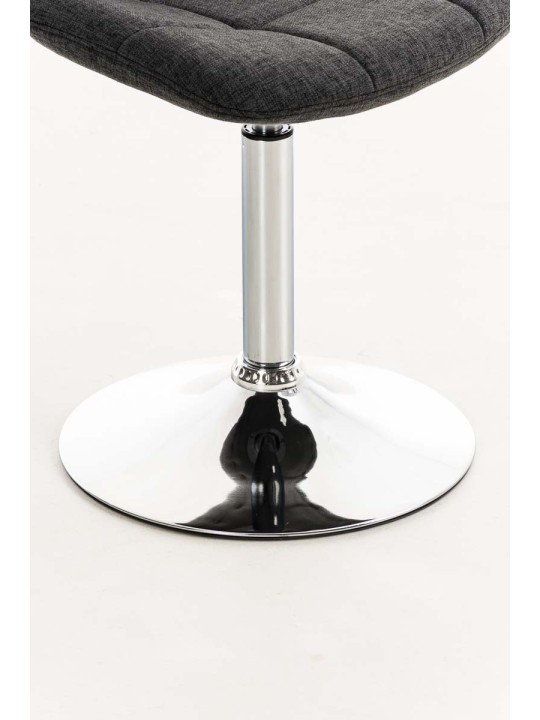 Silla Emil tela, gris oscuro Silla Emil tela, gris oscuro