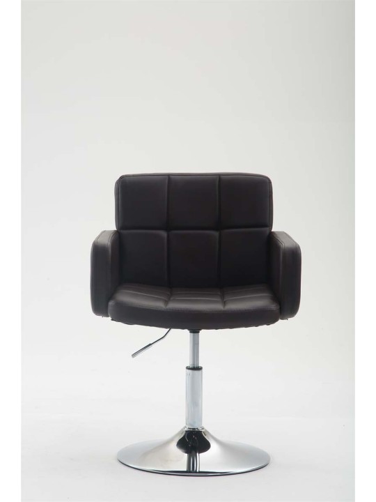 Tumbona Los Angeles polipiel, marrón