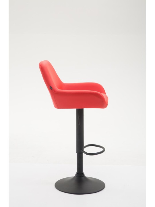 Taburete de bar Braga piel sintética B, rojo