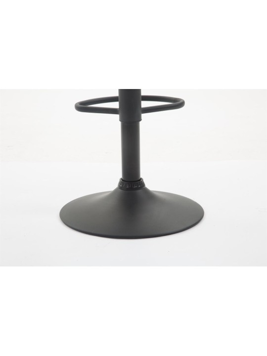 Taburete de bar Braga piel sintética B, negro