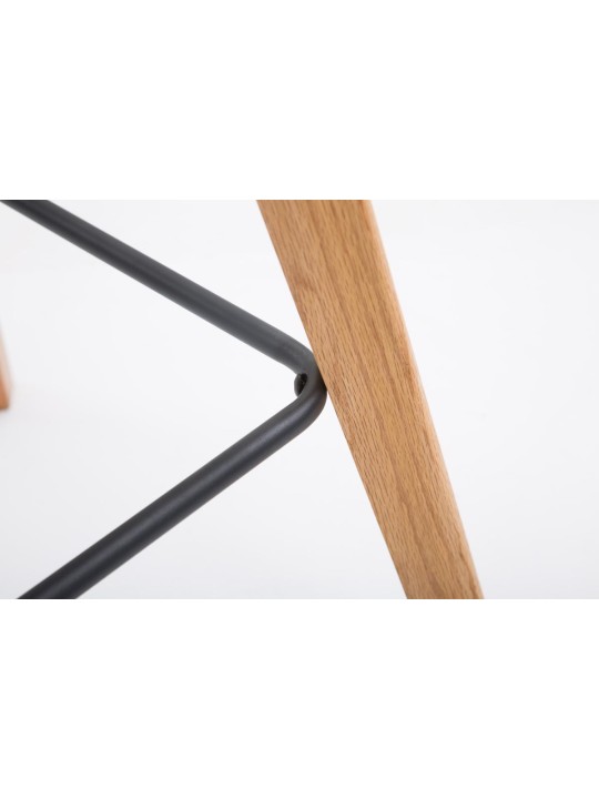 Taburete de bar Metz tela Natura, crema Taburete de bar Metz tela Natura, crema