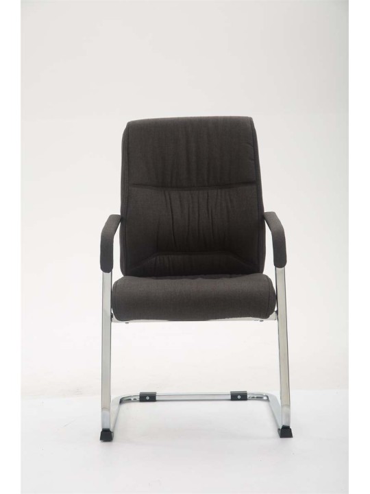 Silla de visita XL tela Anubis, gris oscuro Silla de visita XL tela Anubis, gris oscuro