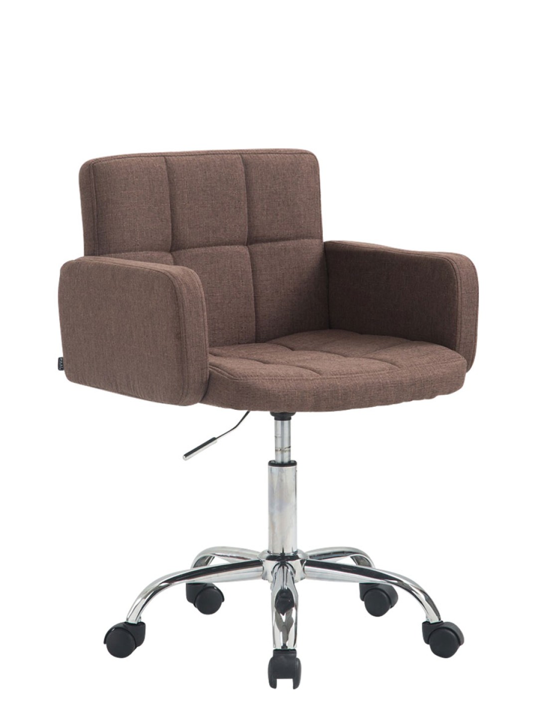 Taburete de trabajo tela Los Ángeles, marrón