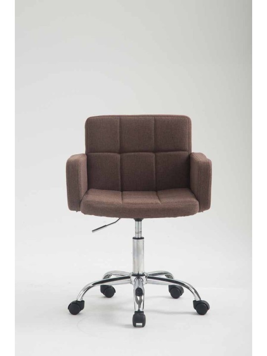 Taburete de trabajo tela Los Ángeles, marrón