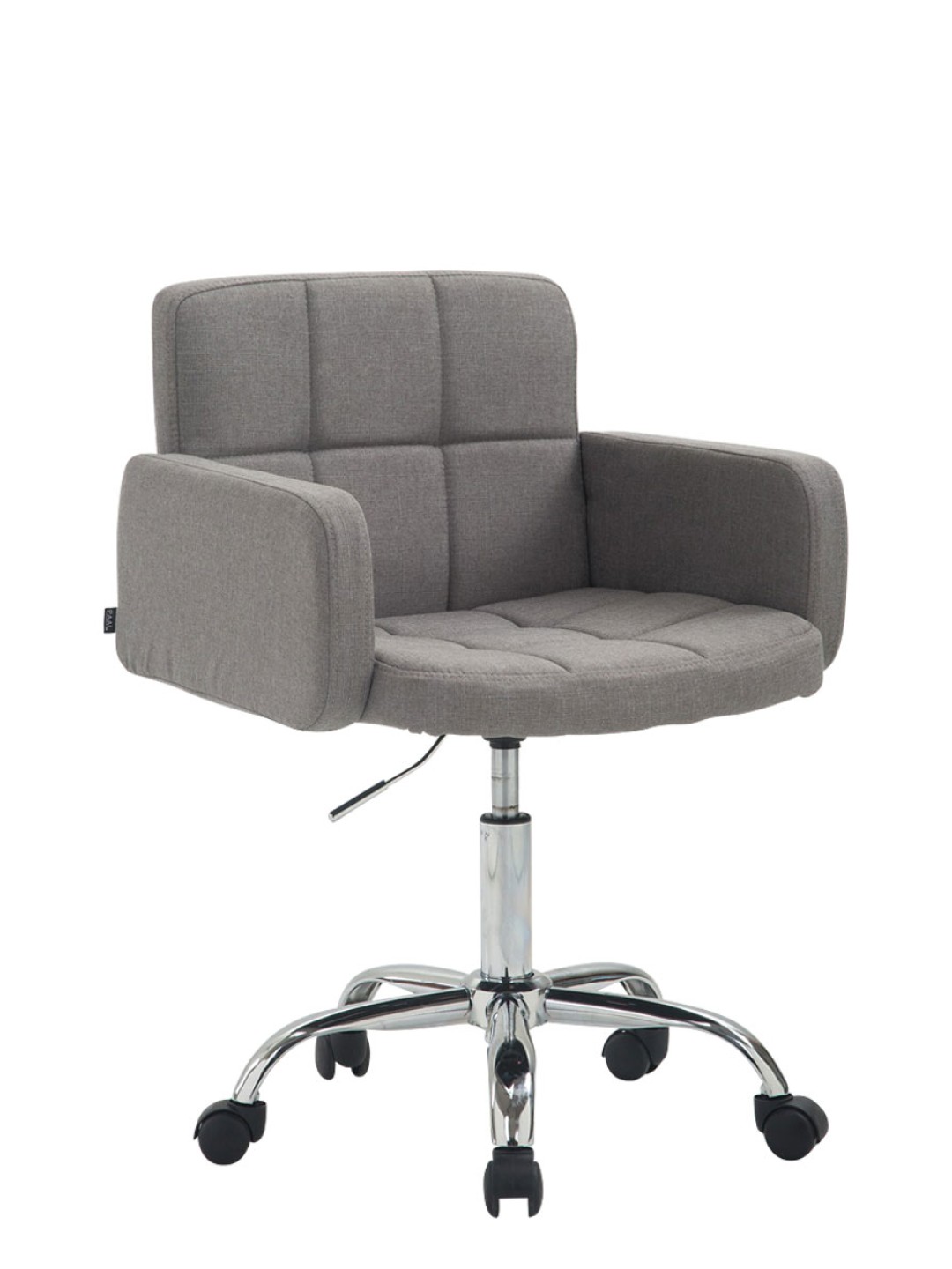 Taburete de trabajo tela Los Ángeles, gris