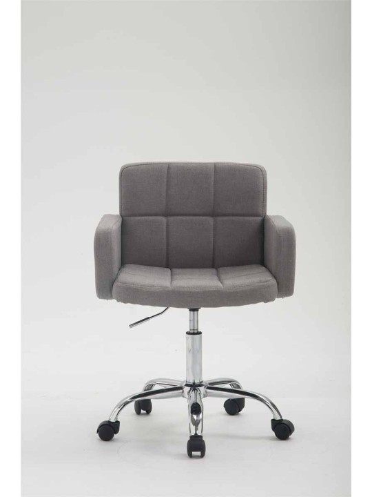 Taburete de trabajo tela Los Ángeles, gris