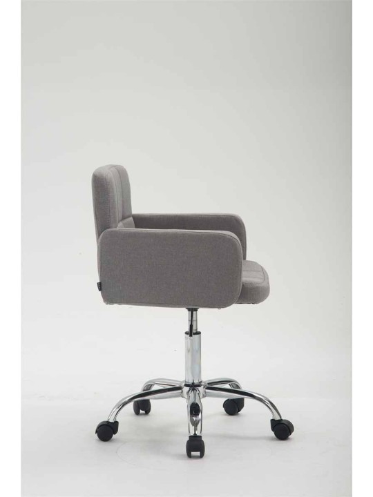 Taburete de trabajo tela Los Ángeles, gris