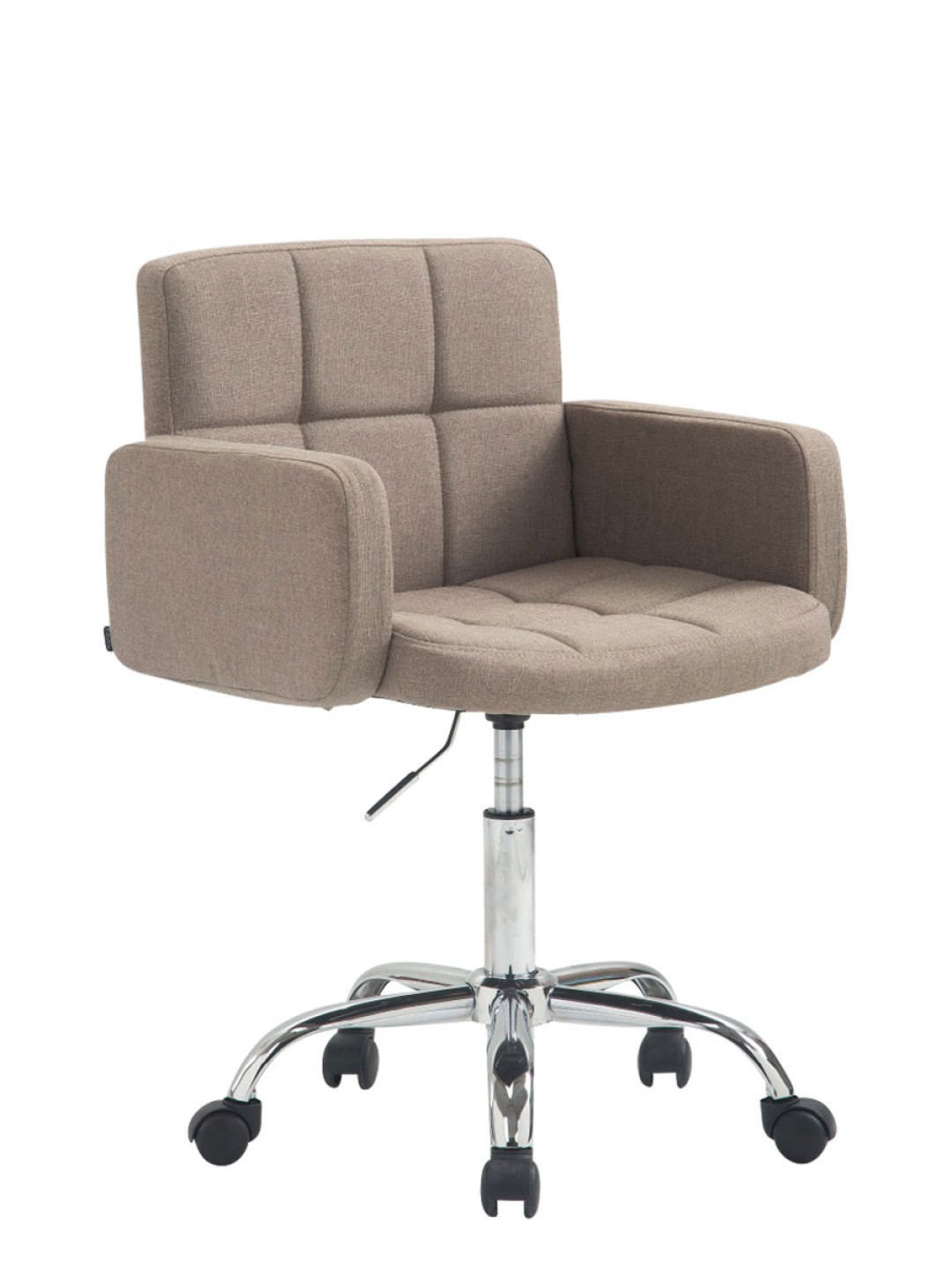 Taburete de trabajo tela Los Ángeles, taupe