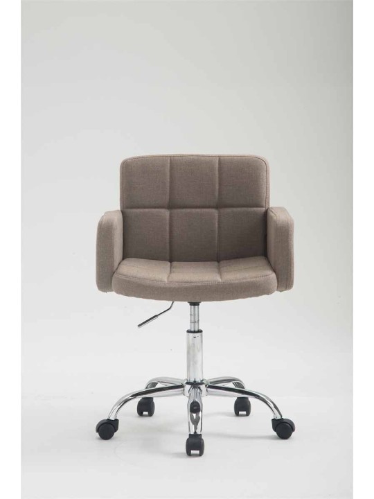 Taburete de trabajo tela Los Ángeles, taupe