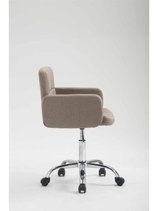 Taburete de trabajo tela Los Ángeles, taupe