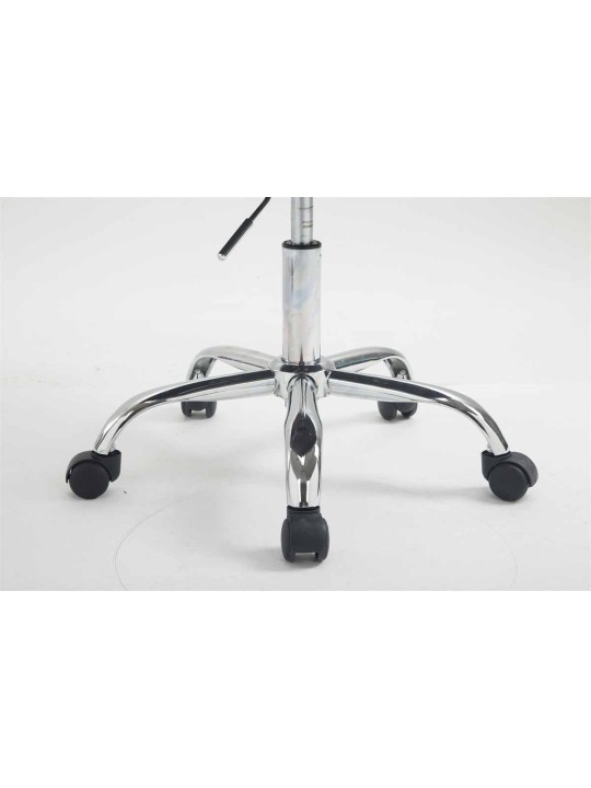 Taburete de trabajo Los Ángeles polipiel, gris Taburete de trabajo Los Ángeles polipiel, gris