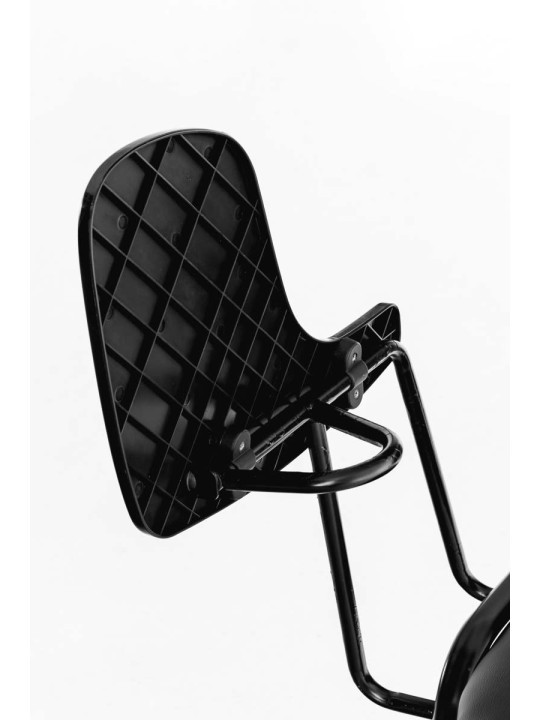 Silla Ken con mesa plegable símil piel, negro Silla Ken con mesa plegable símil piel, negro