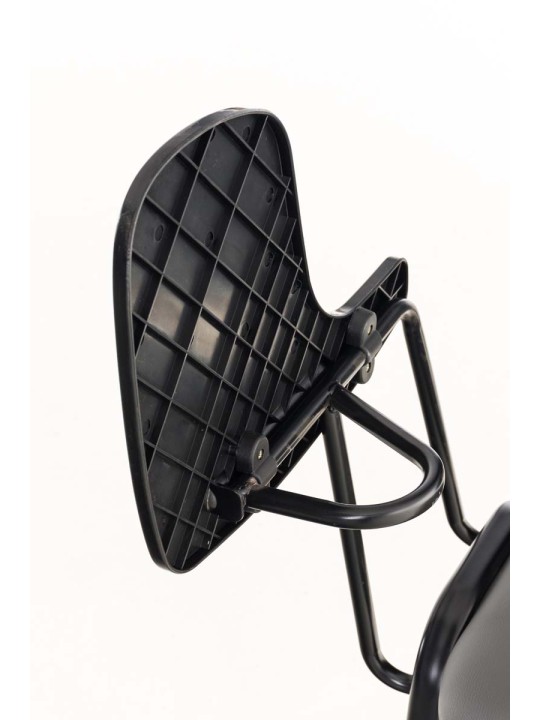 Silla Ken con mesa plegable símil piel, gris Silla Ken con mesa plegable símil piel, gris