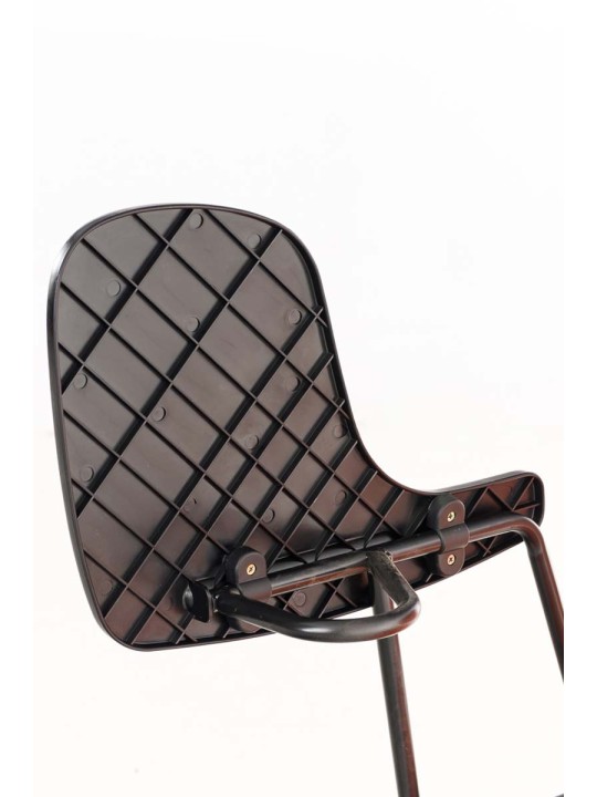 Silla Ken con mesa plegable símil piel, blanco Silla Ken con mesa plegable símil piel, blanco