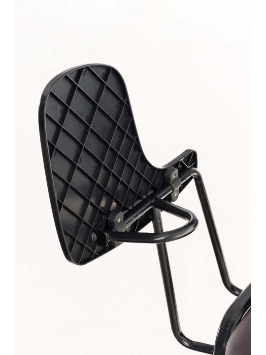 Silla Ken con mesa plegable símil piel, marrón Silla Ken con mesa plegable símil piel, marrón