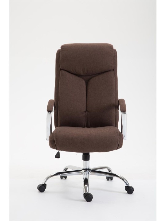 Silla de oficina tela Vaud, marrón