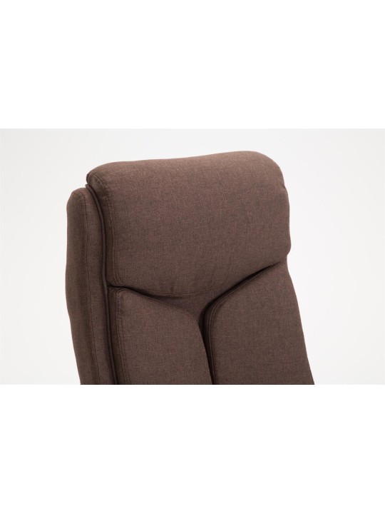 Silla de oficina tela Vaud, marrón